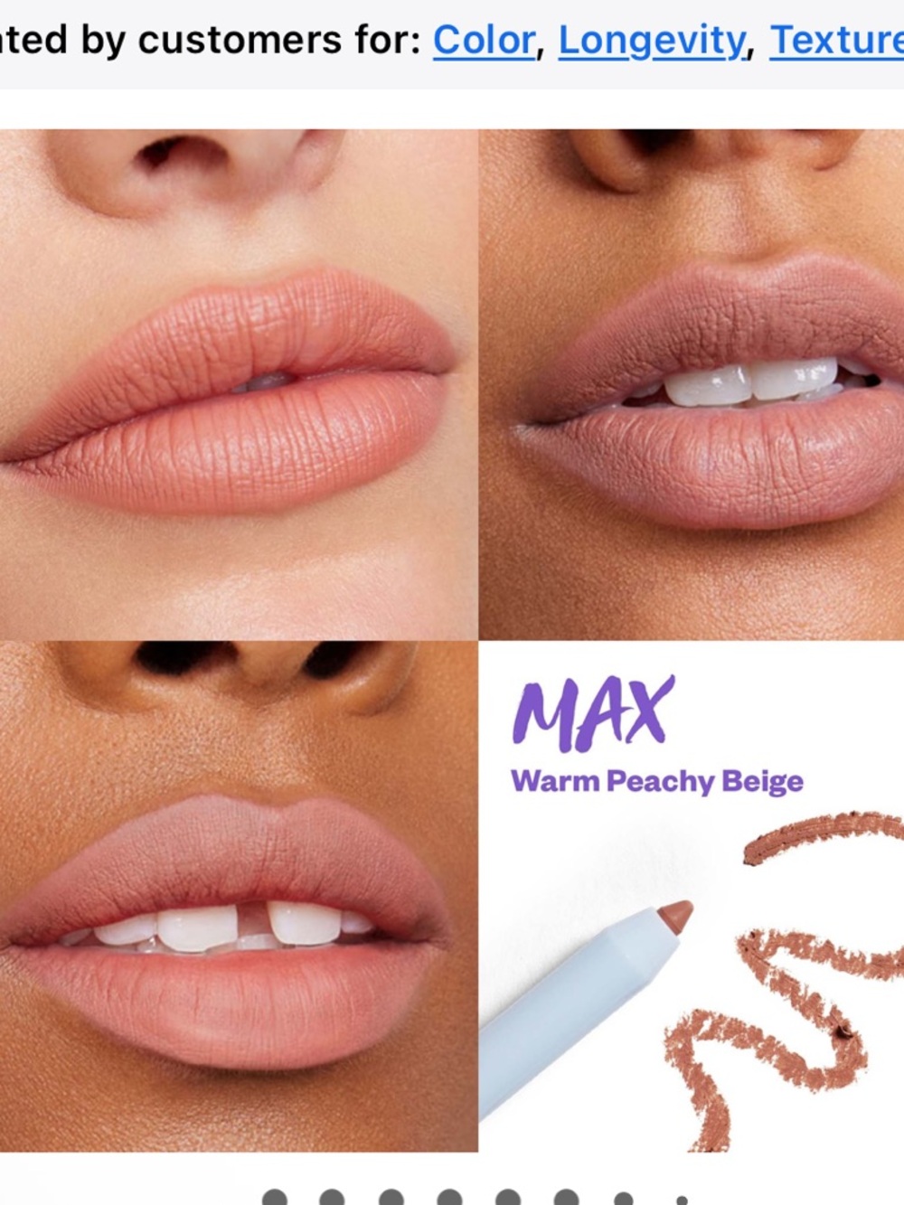 Kosas max hotliner hyaluronic acid contouring lip liner